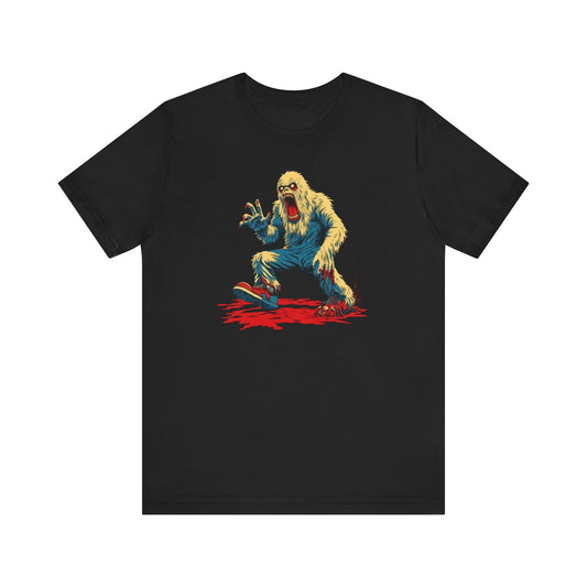 Graphic Tee with Monster Design