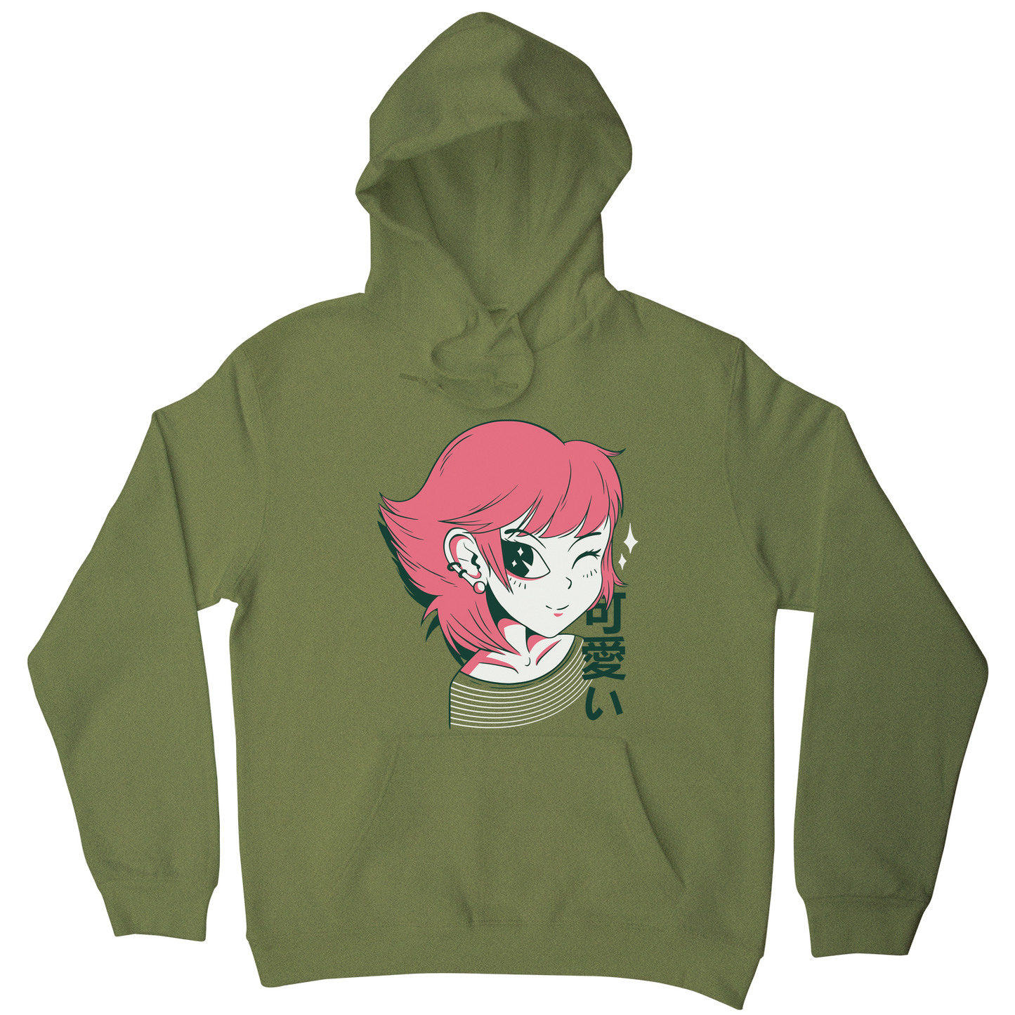 Kawaii anime girl hoodie