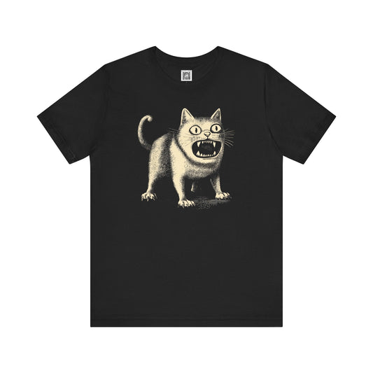 Fierce Cat Graphic Tee Style012