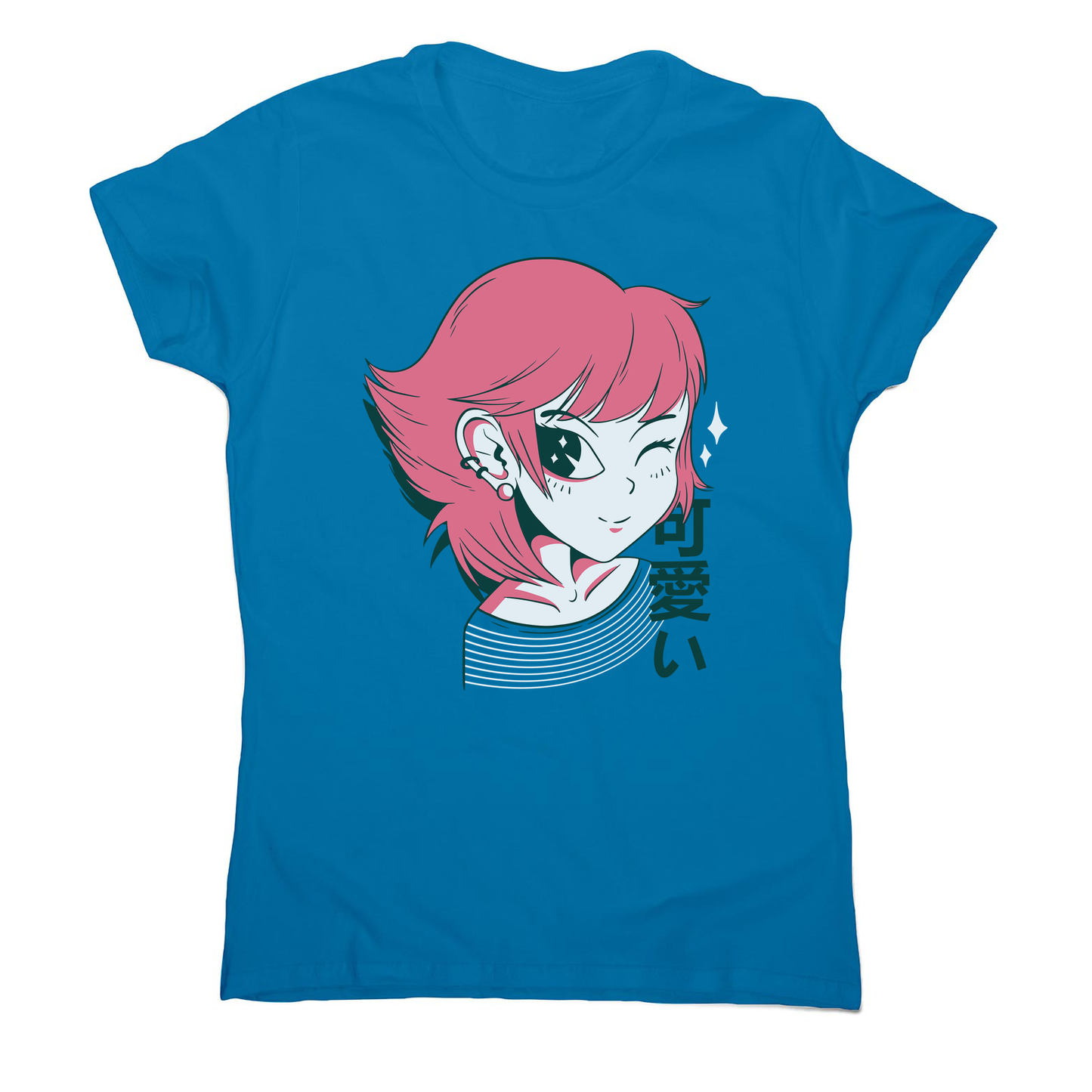 Kawaii anime girl women's t-shirt