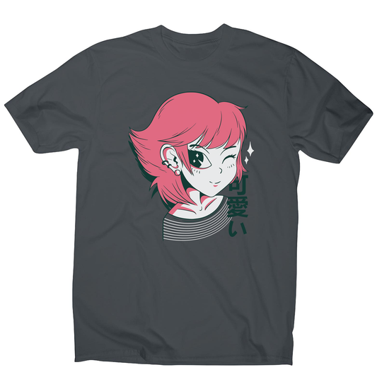 Kawaii anime girl men's t-shirt