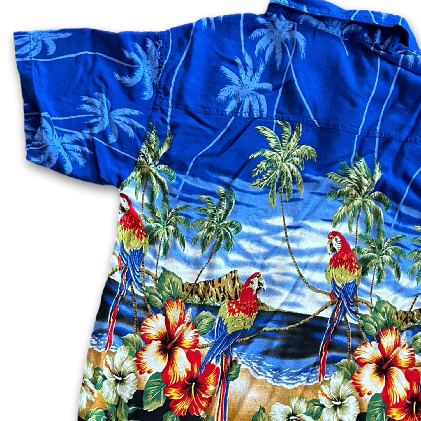 Vintage 90s Tropical Button Down Shirt