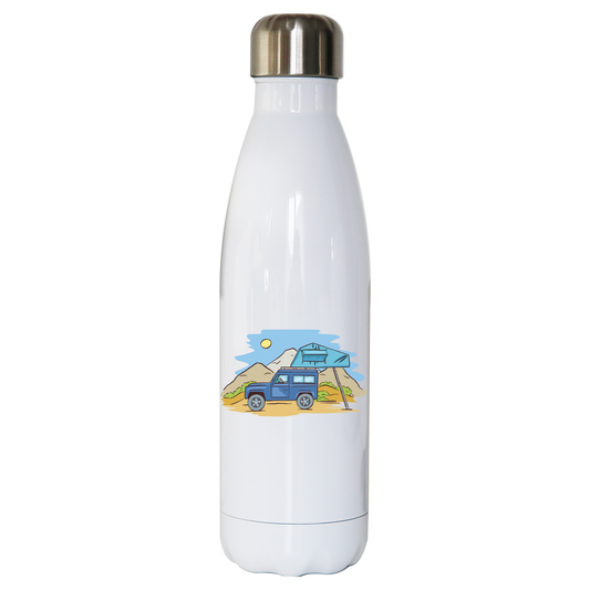 Offroad camping water bottle stainless steel reusable