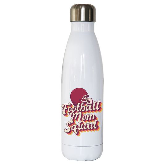Football mom squad water bottle stainless steel reusable