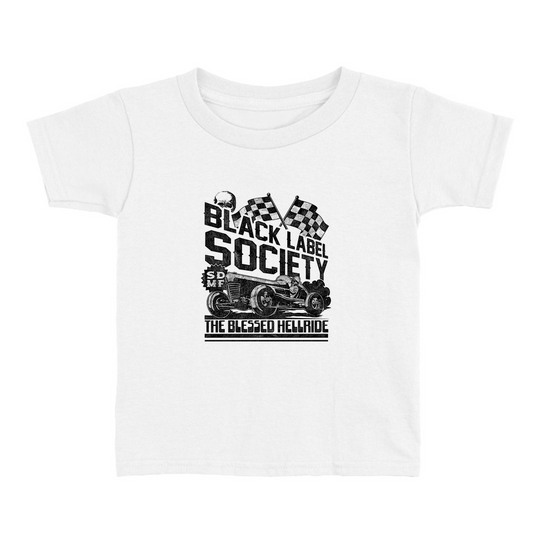 Blessed Hellride White Toddler Tee