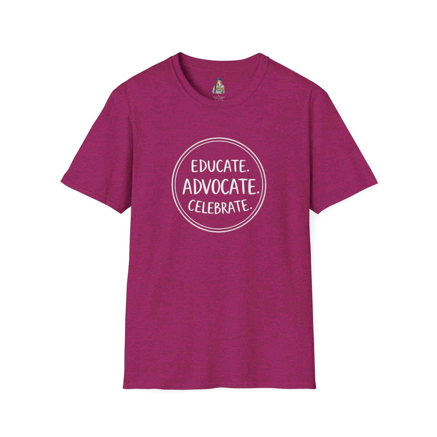 Unisex Incognito Pride T-Shirt - Educate. Advocate. Celebrate.