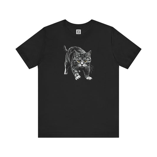 Cat Graphic Tee Style004