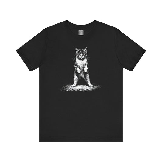 Cat Graphic Tee Style005