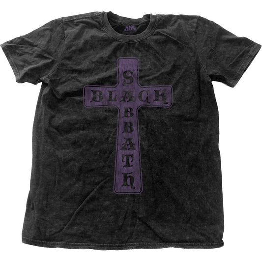 Black Sabbath - Vintage Cross Mens T-shirt
