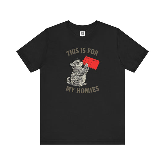 Cat Graphic Tee Style006