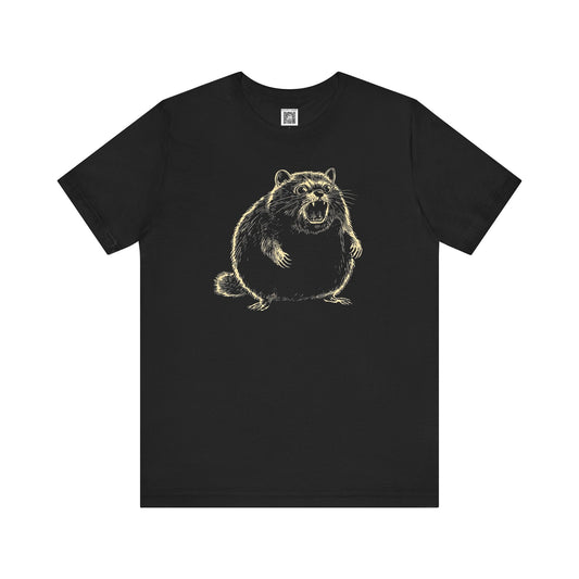 Graphic Tee with Unique Animal Design Style003