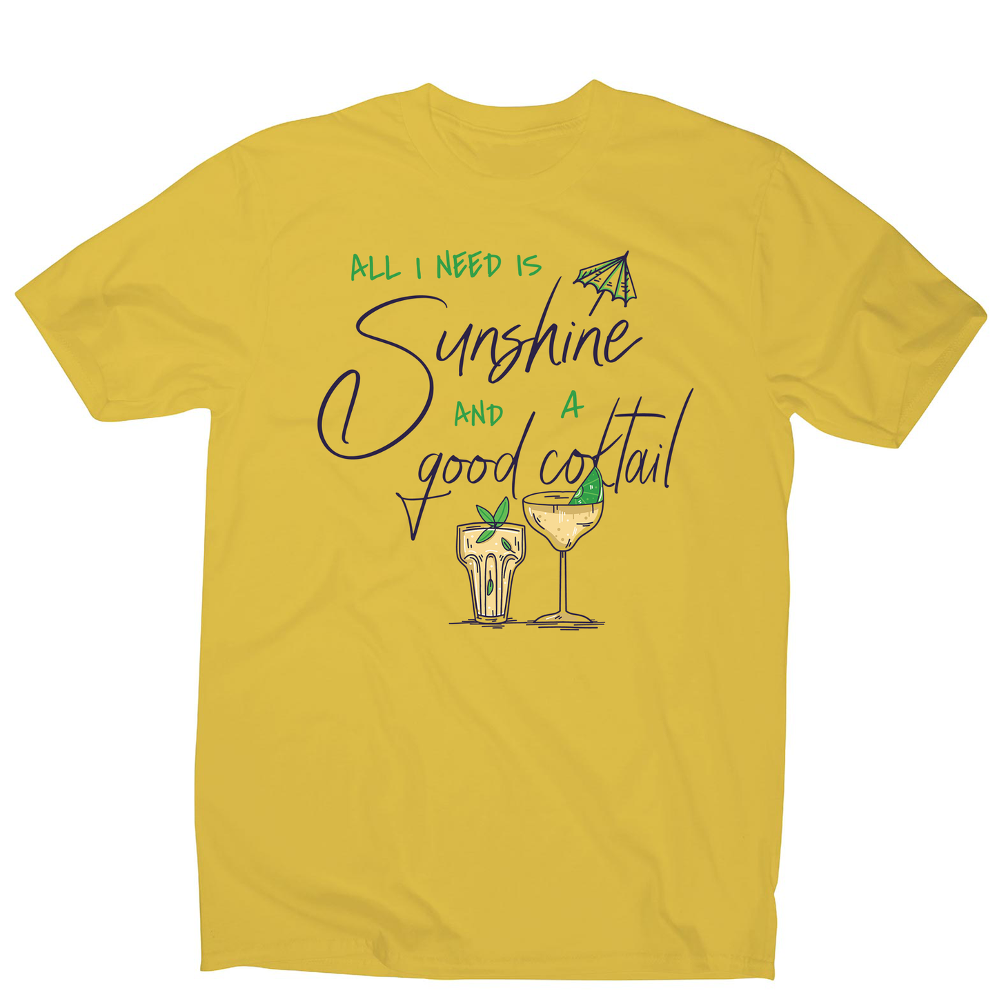 A good cocktail funny drinking men's t-shirt