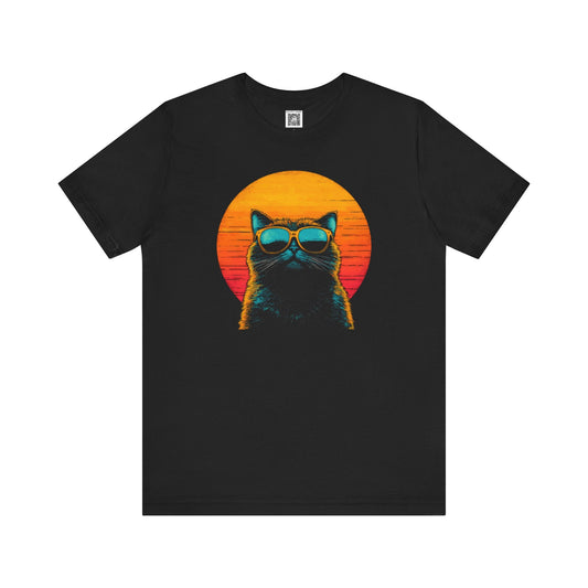 Cool Cat Graphic Tee Style002