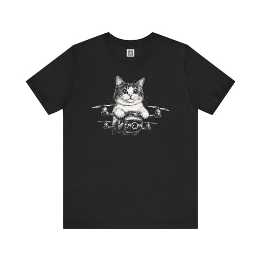 Cat Drone Graphic Tee