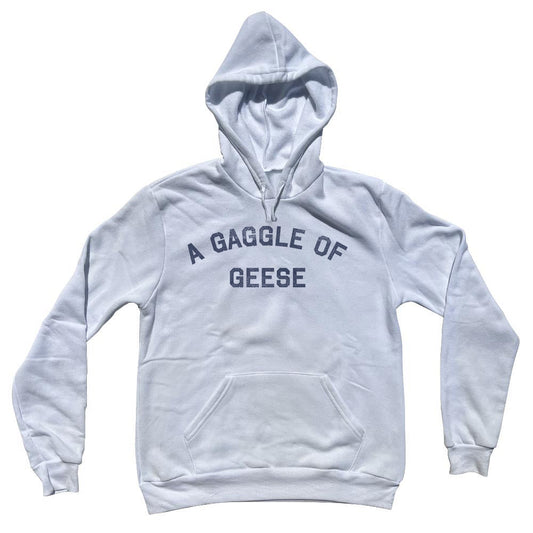 A Gaggle of Geese Adult Cotton Hoodie