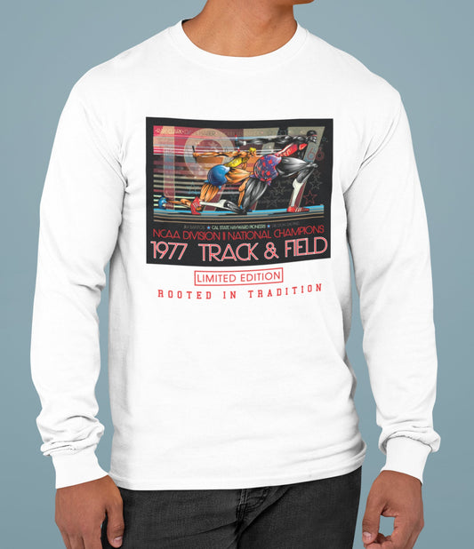 "CSU Hayward Track & Field" Long Sleeve Tee