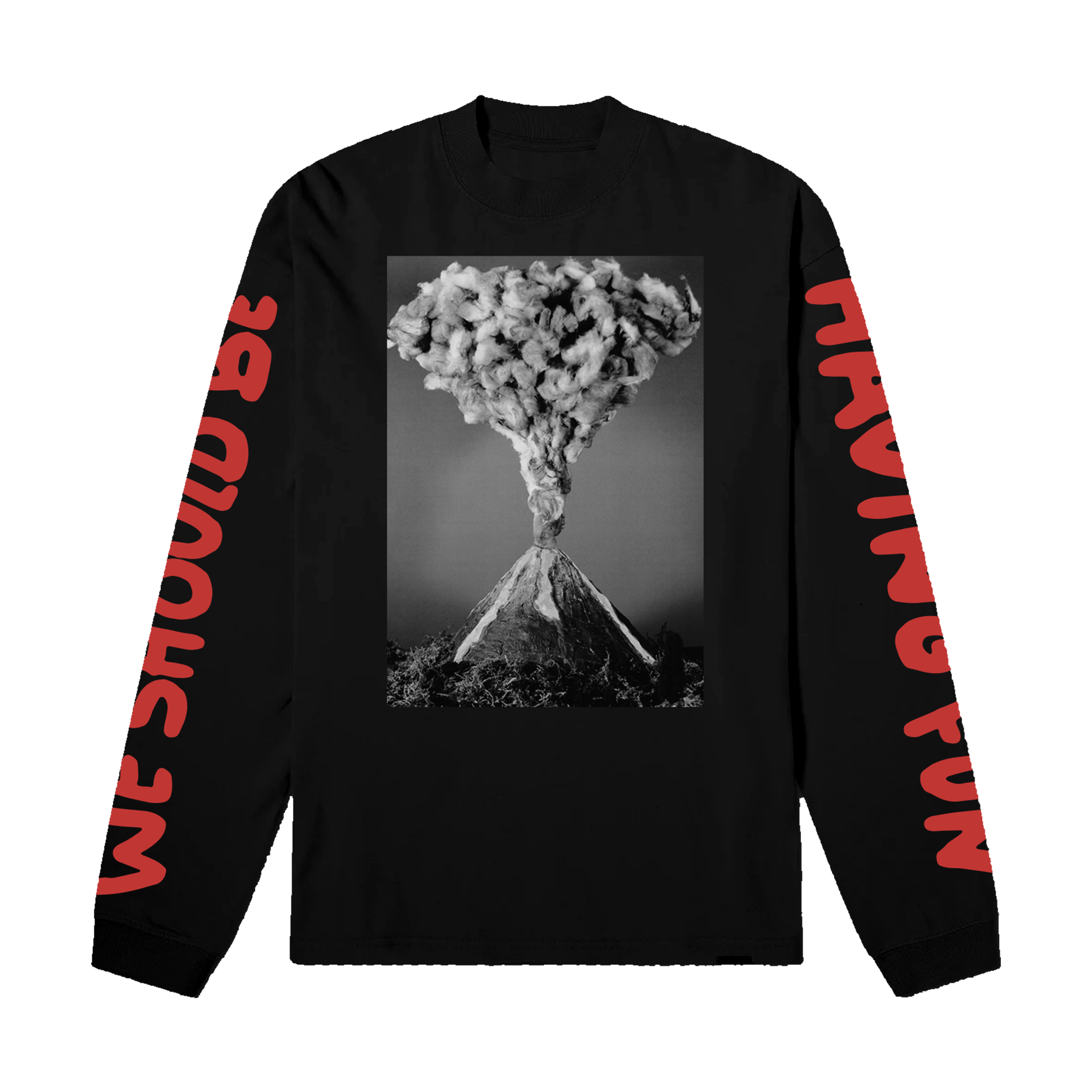 "Grey Volcano" Long Sleeve T-Shirt