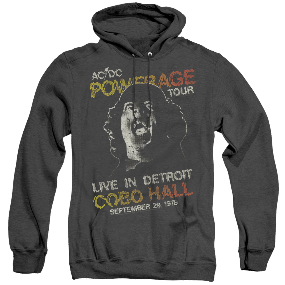 Acdc Powerage Tour - Heather Pullover Hoodie