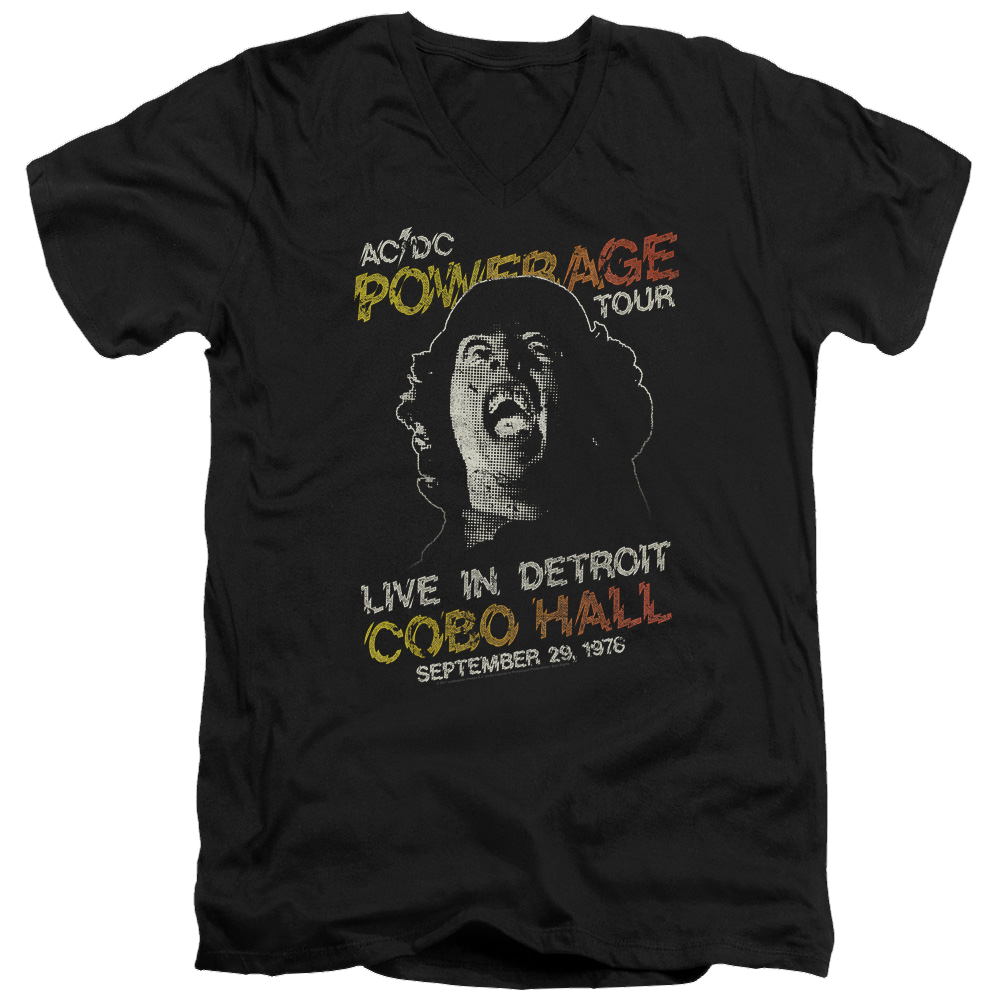 AC/DC Powerage Tour - Men's V-Neck T-Shirt