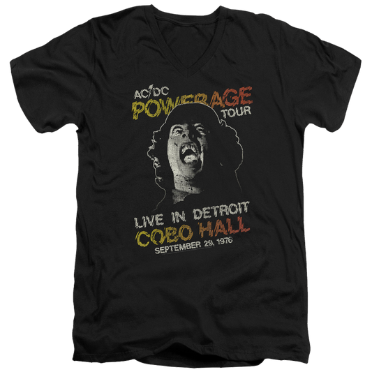 AC/DC Powerage Tour - Men's V-Neck T-Shirt