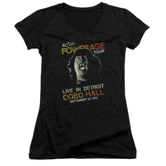 AC/DC Powerage Tour - Juniors V-Neck T-Shirt