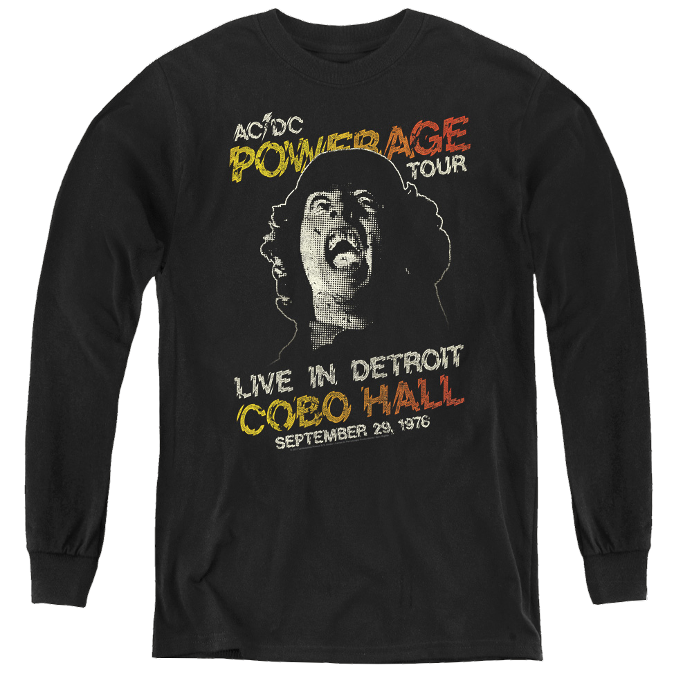 Acdc Powerage Tour - Youth Long Sleeve T-Shirt