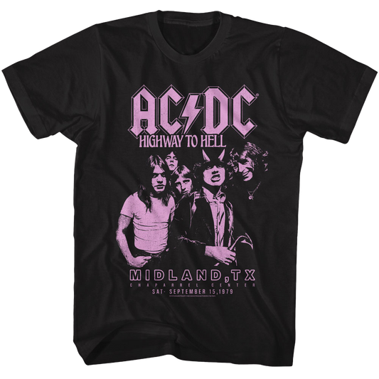 AC DC Midland TX 1979 Tour T-Shirt