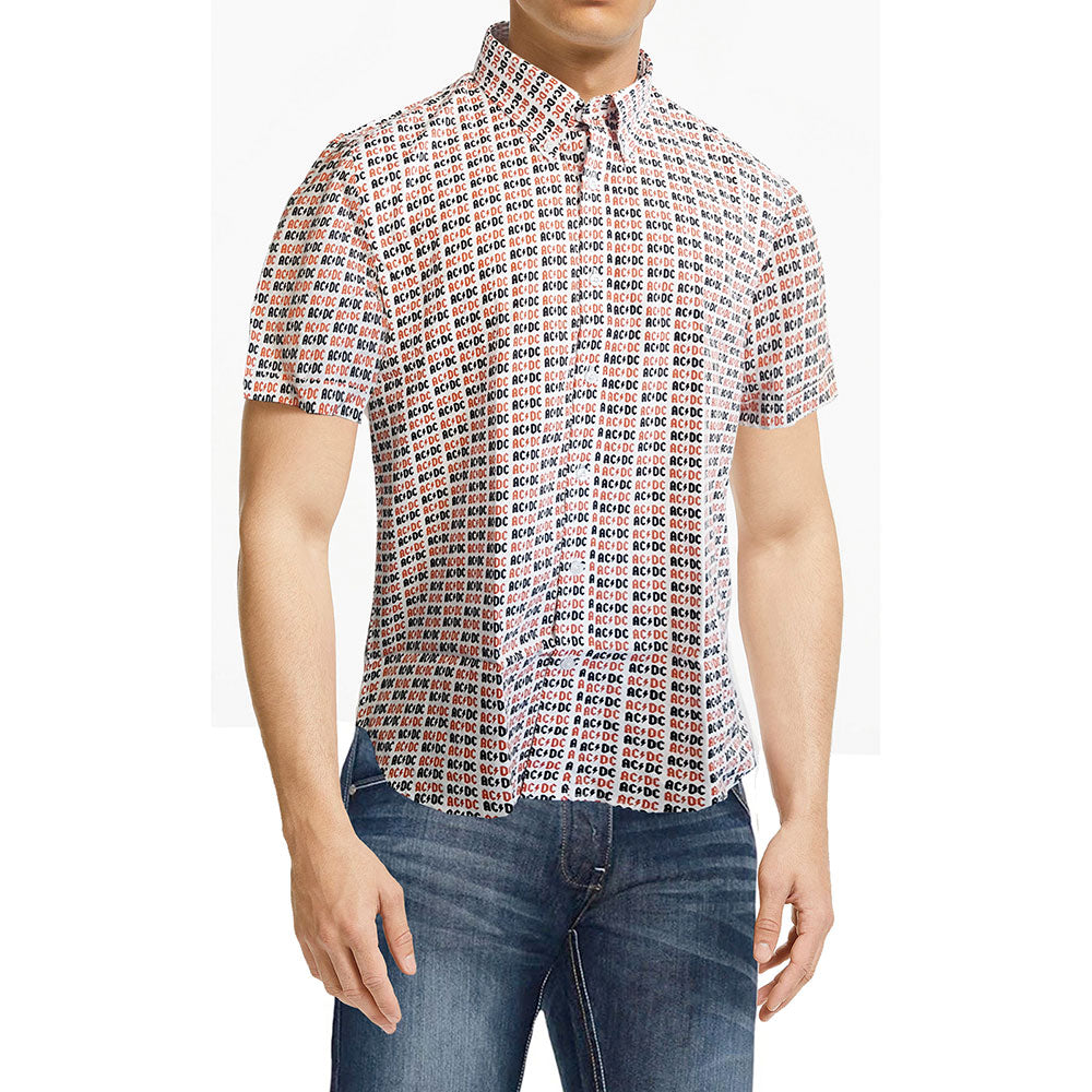 AC/DC Unisex Casual Shirt: Logo