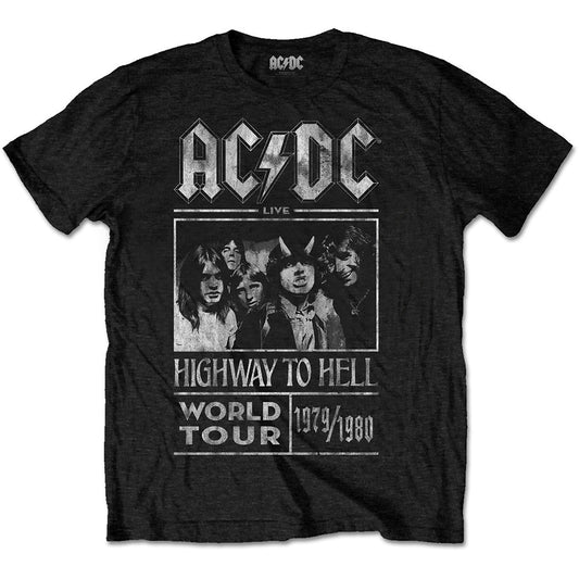 AC/DC | Official Band T-Shirt | Highway to Hell World Tour 1979/1980