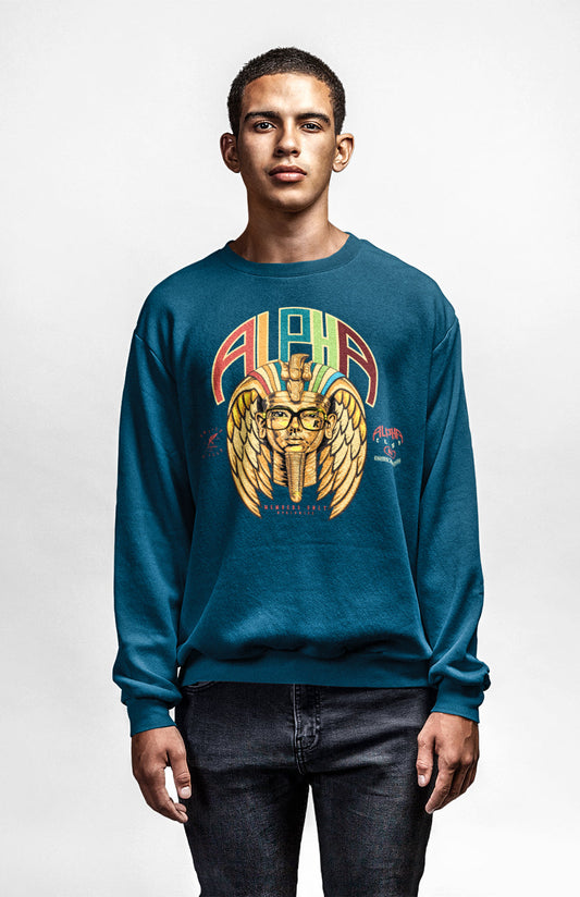 "Alpha Tut  NVY" Limited Edition Uni-Sex Sweatshirt