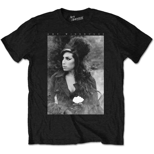 Amy Winehouse Unisex T-shirt - Flower Portrait