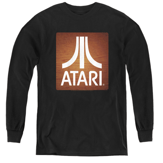 Atari Classic Wood Square - Youth Long Sleeve T-Shirt