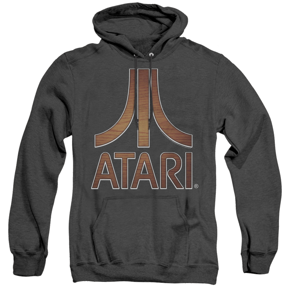 Atari Classic Wood Emblem - Heather Pullover Hoodie