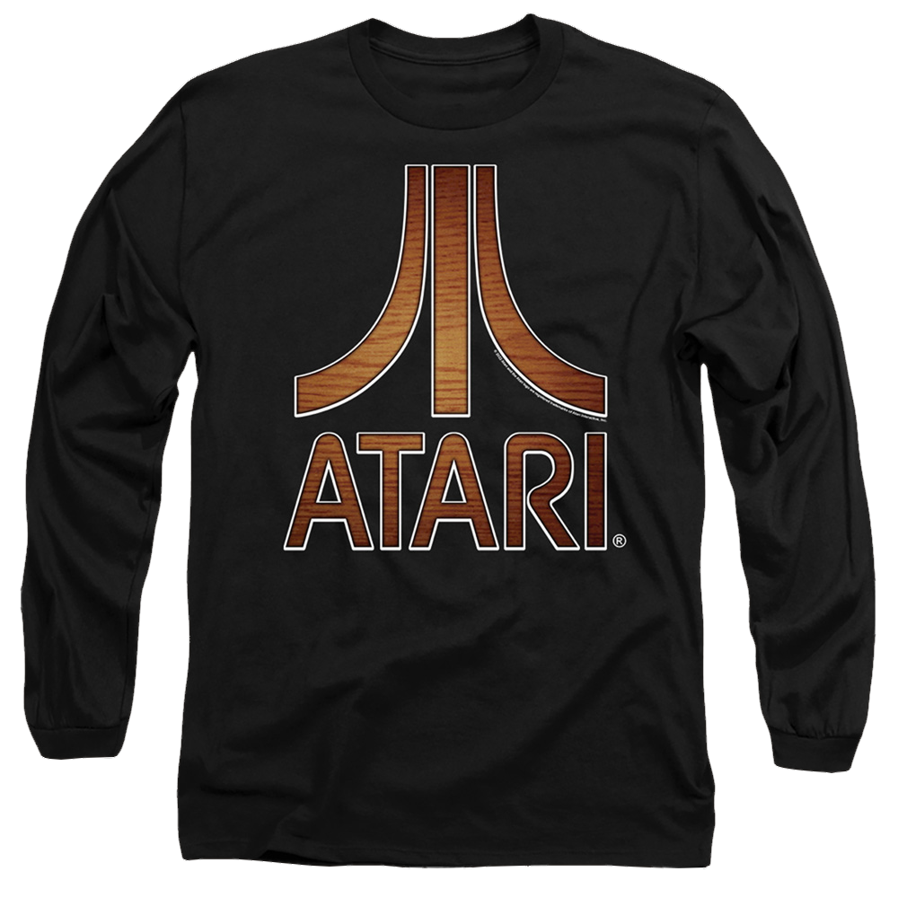 Atari Classic Wood Emblem - Men's Long Sleeve T-Shirt