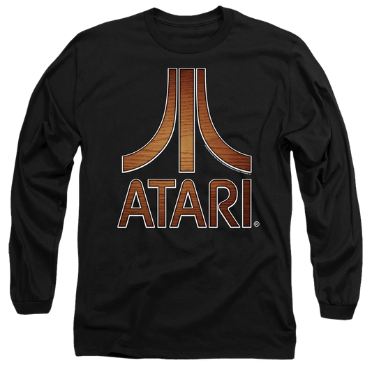 Atari Classic Wood Emblem - Men's Long Sleeve T-Shirt