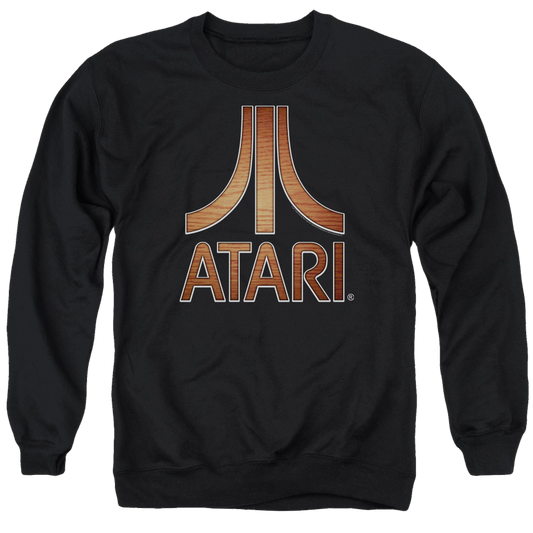 Atari Classic Wood Emblem - Men's Crewneck Sweatshirt