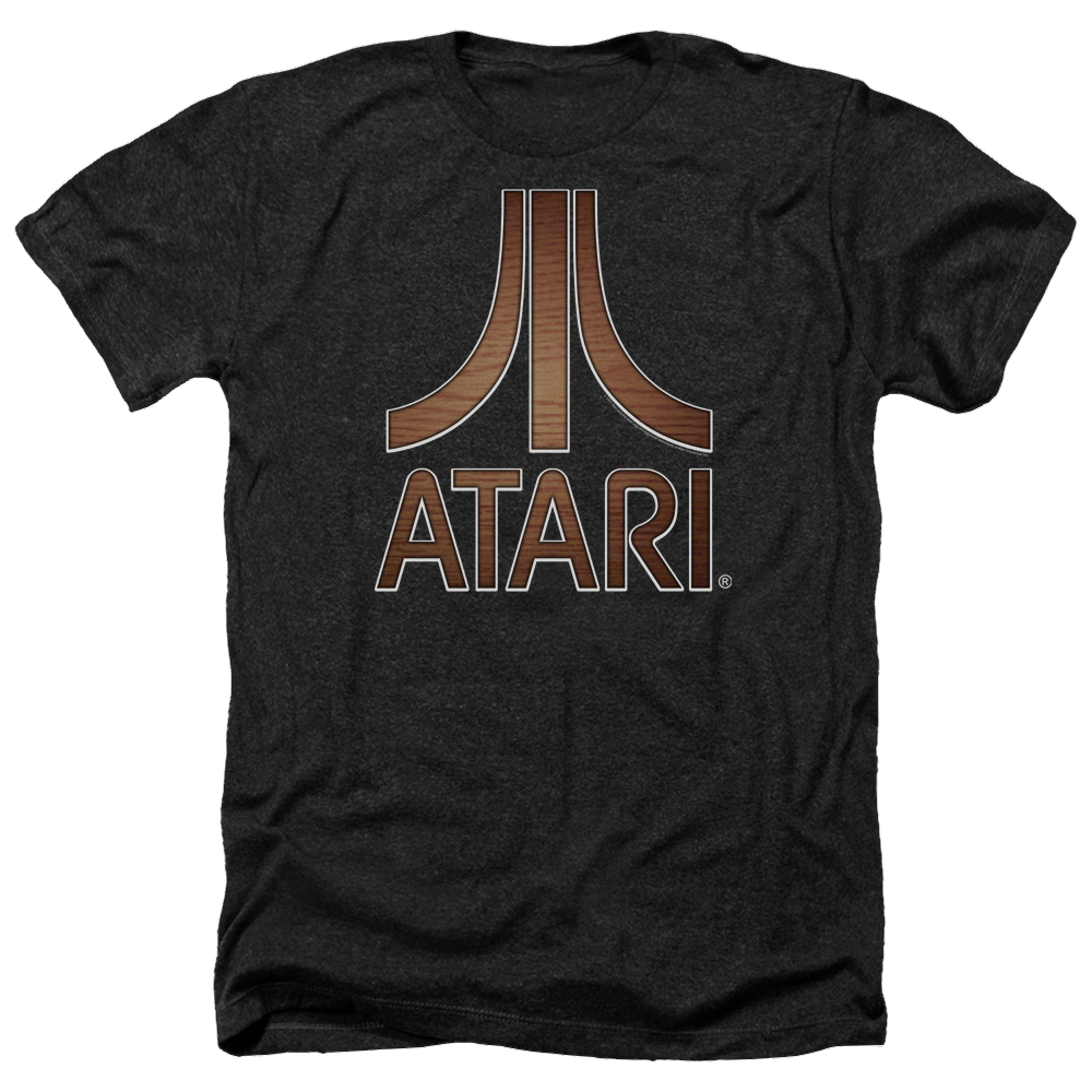 Atari Classic Wood Emblem - Men's Heather T-Shirt