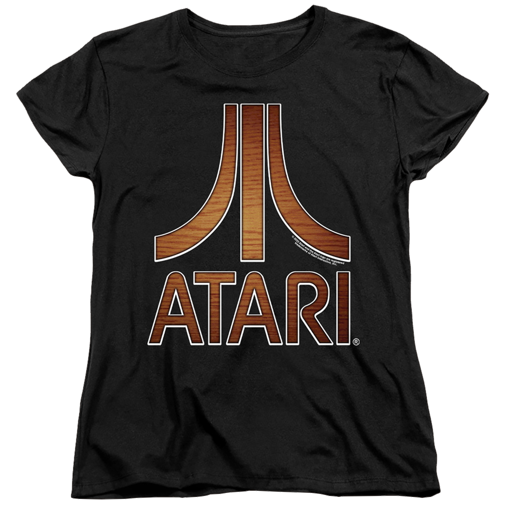 Atari Classic Wood Emblem - Women's T-Shirt