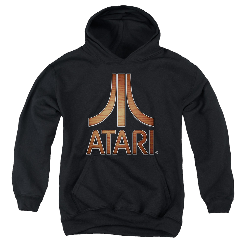 Atari Classic Wood Emblem - Youth Hoodie (Ages 8-12)