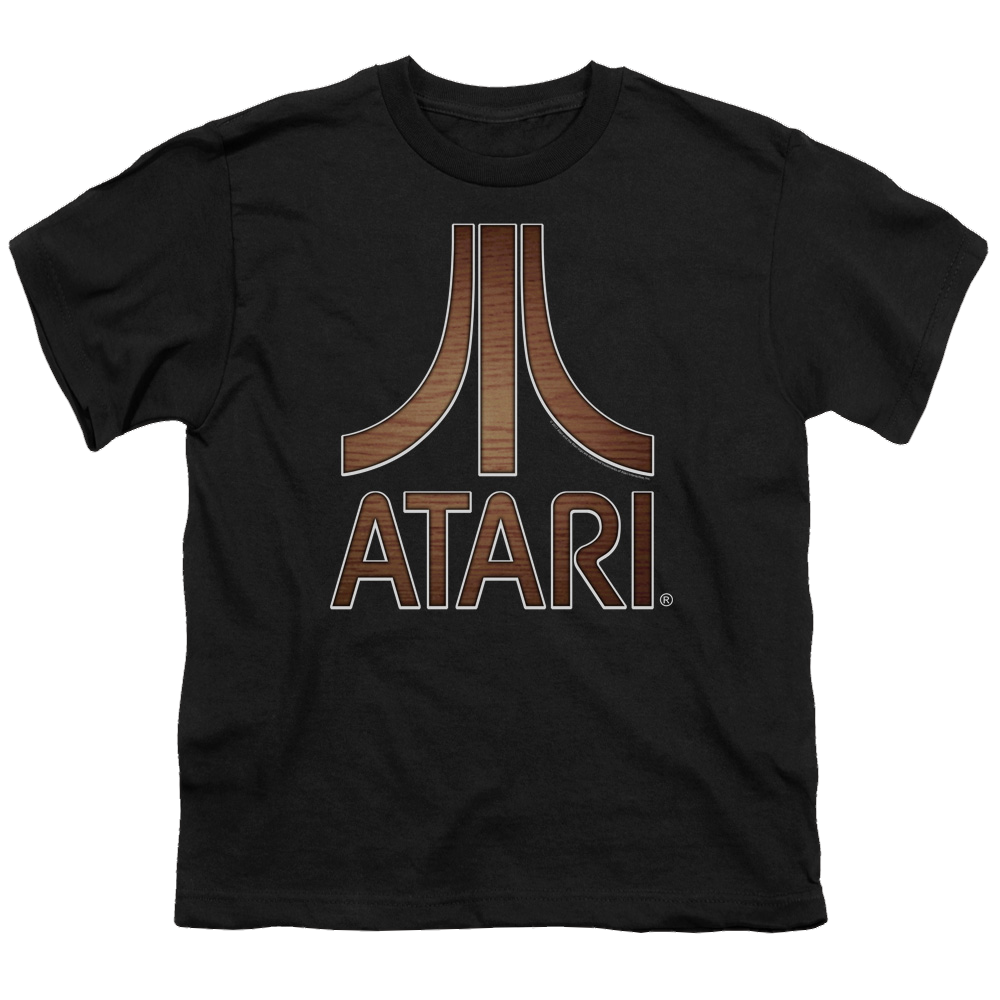 Atari Classic Wood Emblem - Youth T-Shirt (Ages 8-12)