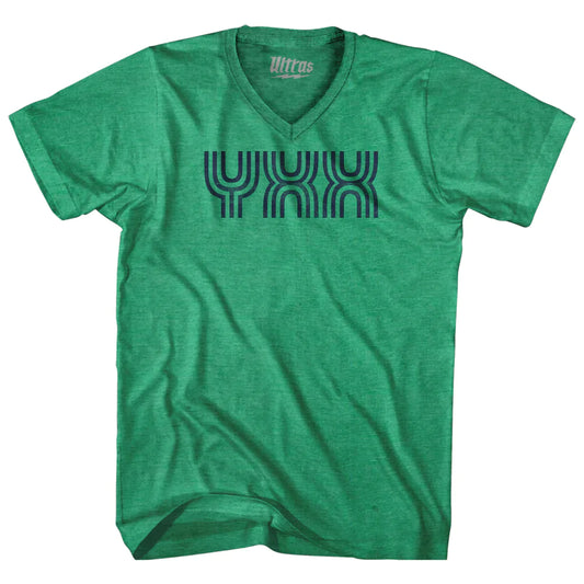 Abbotsford YXX Airport Adult Tri-Blend V-neck T-shirt Style005