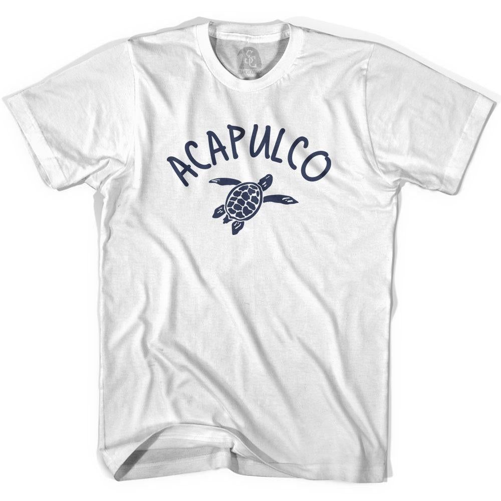 Acapulco Beach Sea Turtle Womens Cotton T-shirt Style001