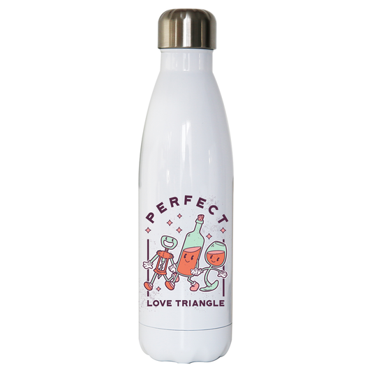Alcoholic friends water bottle stainless steel reusable