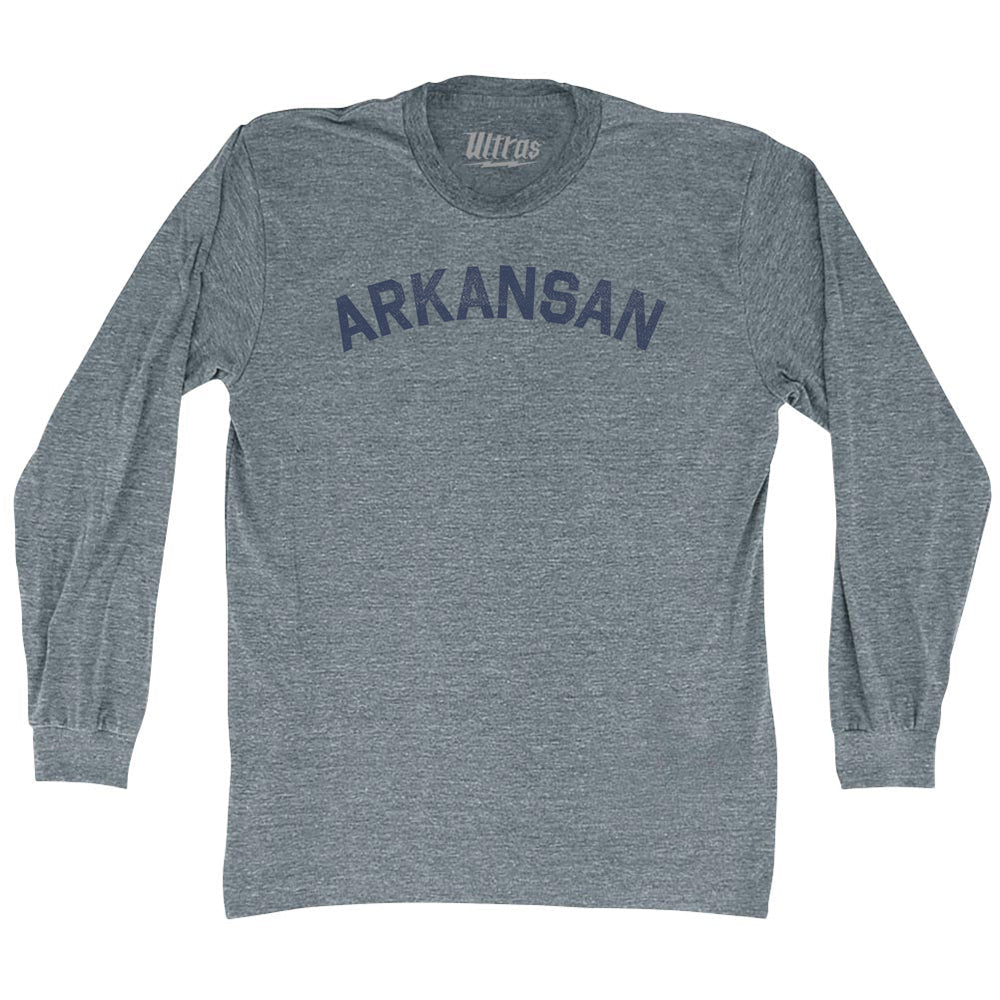 Arkansan Adult Tri-Blend Long Sleeve T-shirt Style002