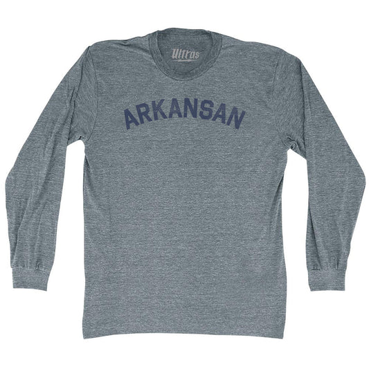 Arkansan Adult Tri-Blend Long Sleeve T-shirt Style002
