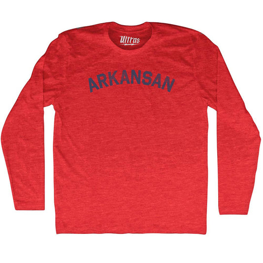 Arkansan Adult Tri-Blend Long Sleeve T-shirt Style001