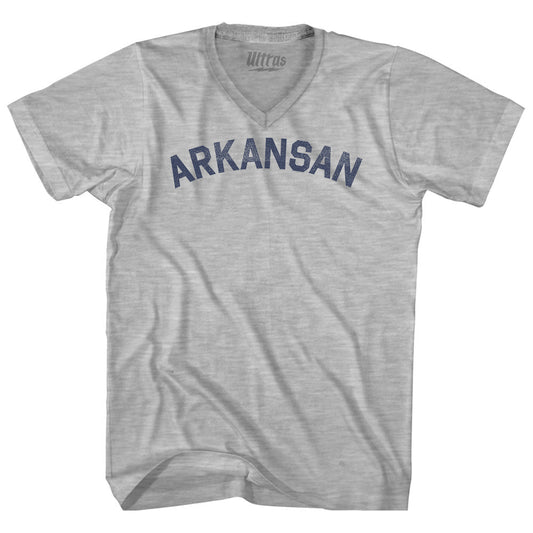 Arkansan Adult Cotton V-neck T-shirt