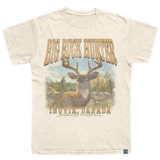 BIG BUCK HUNTER Made in USA T-Shirt, INUVIK, CANADA