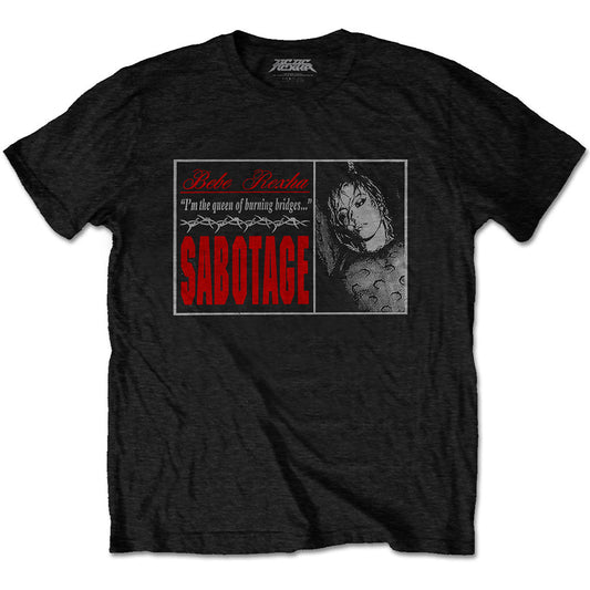 Bebe Rexha | Official Band T-Shirt | Sabotage - Let You Down (Back Print)