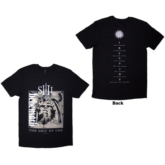 BEHEMOTH Attractive T-Shirt, The Shit Ov God Vertical Logo